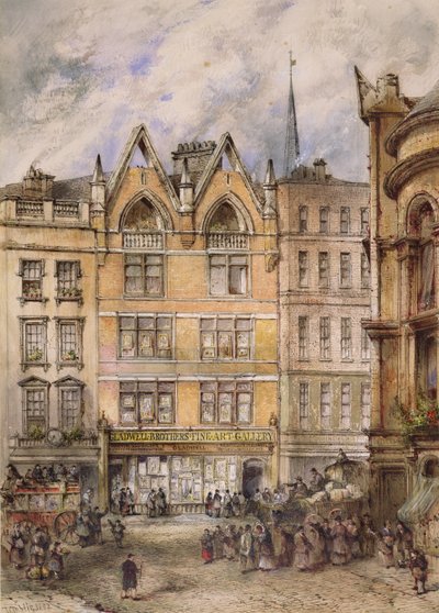 View of Gracechurch Street, 1882 by Thomas Colman Dibdin